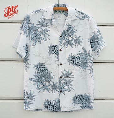 Pineapple Map White 