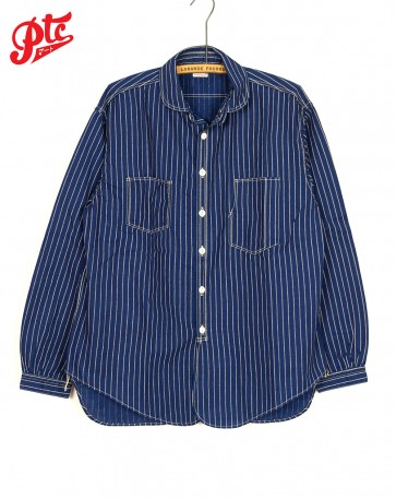 Detachable Collar Work Shirt 