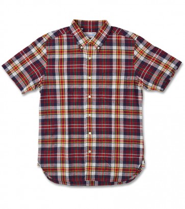 MADRAS CHECK S/SL B.D. SHIRT