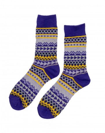 Sankoku Purple Socks