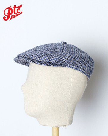  6-Panel Cap Linen Check 