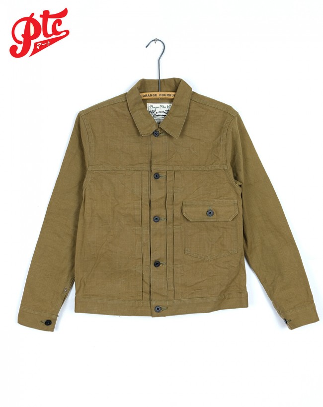 BURGUS PLUS 71928-DK LOT.71928 1ST TYPE DUCK JACKET (KHAKI)