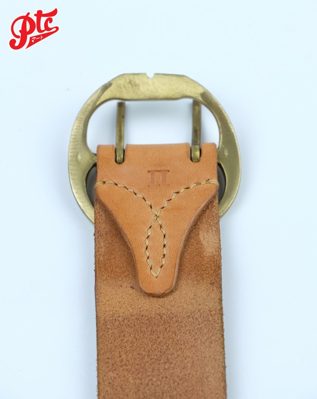 Oldblueco Horseshoe Belt 12/14 Oz Natural Skirting Hermann Oak