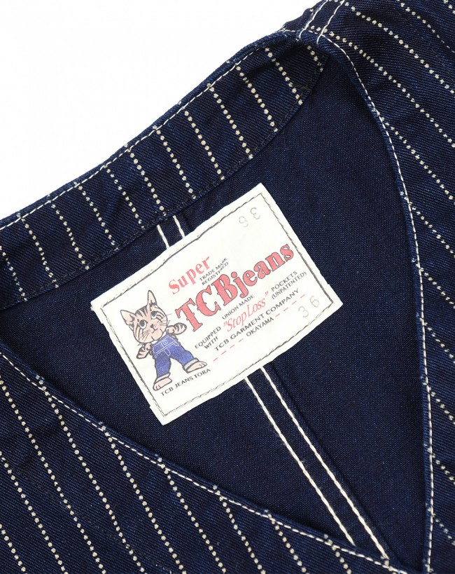 トップス TCB jeans TCB TABBYS VEST BLUE WABASH TABBYS VEST BLUE WABASH 完成のお知らせ | TCB jeans