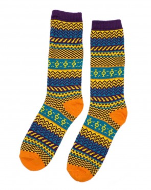 Murasaki Tribal Socks