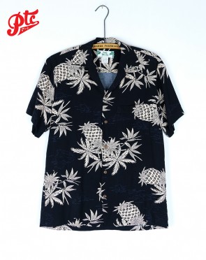 Pineapple Map Black