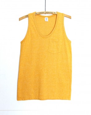 MOCK TWIST TANK TOP W / PK Gold 