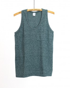 MOCK TWIST TANK TOP W / PK Green 